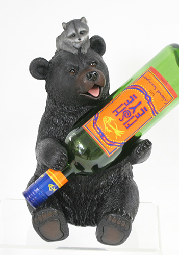 X4899 Sitting bear Bottle Holder