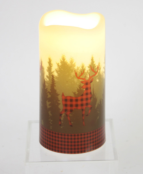 14388 Deer LED Candle