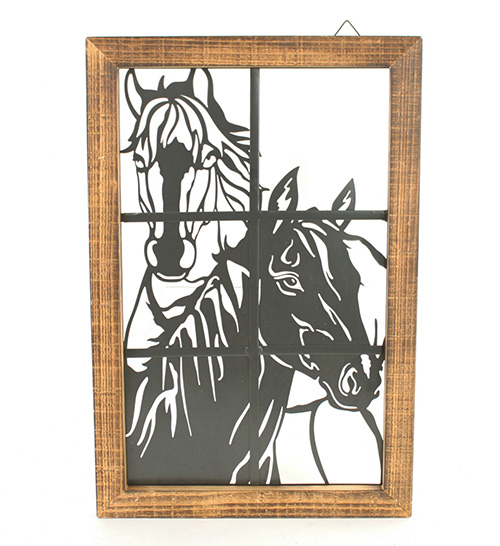 X1546 Window Horse Wall Art