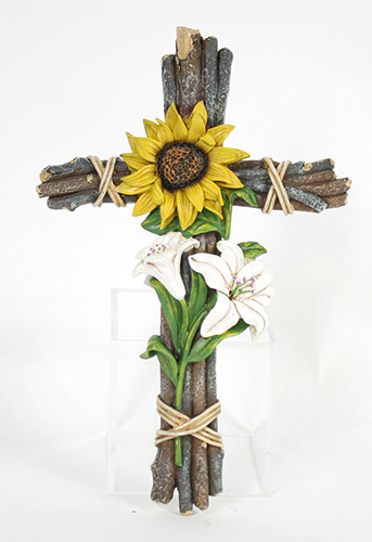 14131 Sunflower Wall Cross