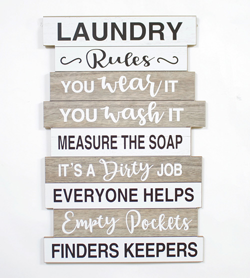 21589 Laundry Sign