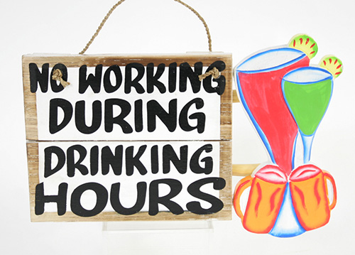 24217 Drinking Hours Sign