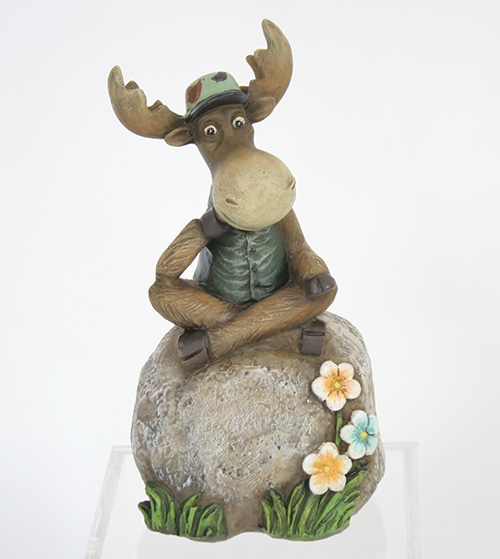 Moose Remote Control Phone Holder 8 x 7 x 8 Inch Resin Crafted Tabletop Figurine Slifka Sales Company .