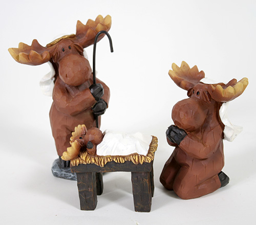 X8615 Moose Nativity